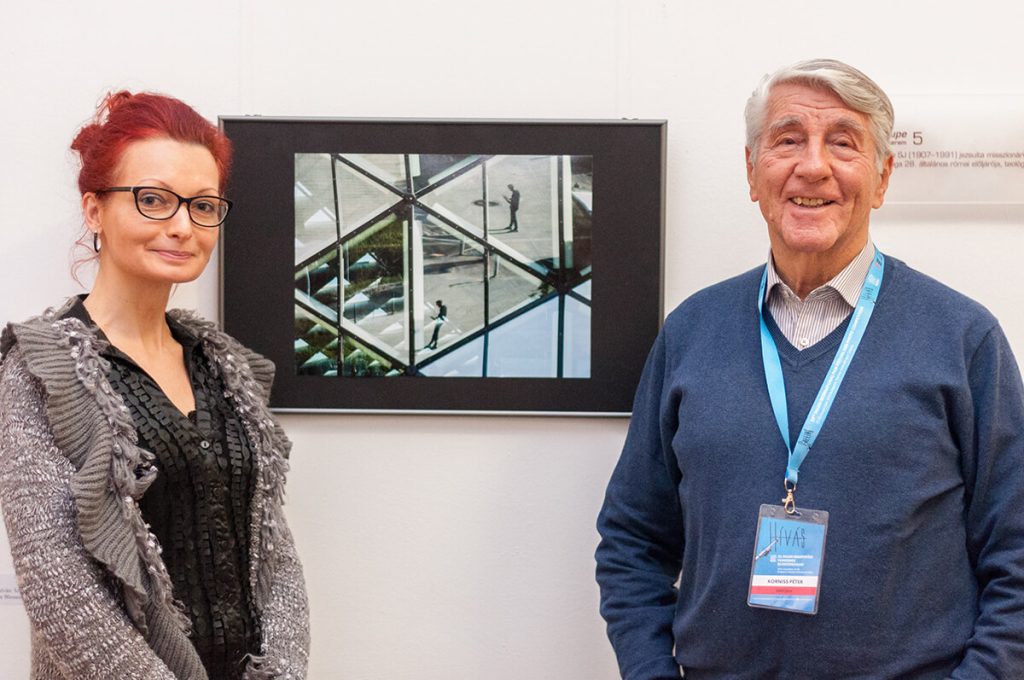 A zsűri elnökével, Korniss Péterrel